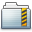 Security Folder Graphite Stripe Icon 32x32 png